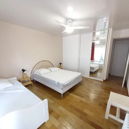 T2 Familial 1ere Ligne Plages Parking Prive Wifi - Le Foc - Rossiconciergerie - Linge En Option *