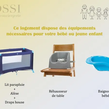 T2 Familial 1ere Ligne Plages Parking Prive Wifi - Le Foc - Rossiconciergerie - Linge En Option Lejlighed